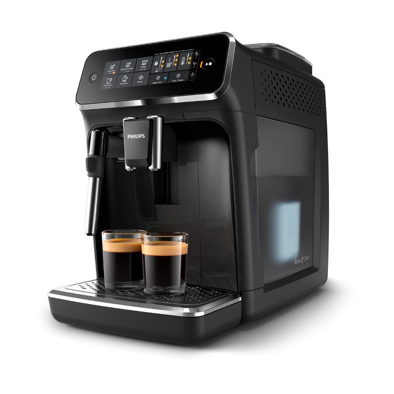 PHILIPS - Cafetera Philips Automática De Expreso con espumador de leche 4 variedades de café EP3221