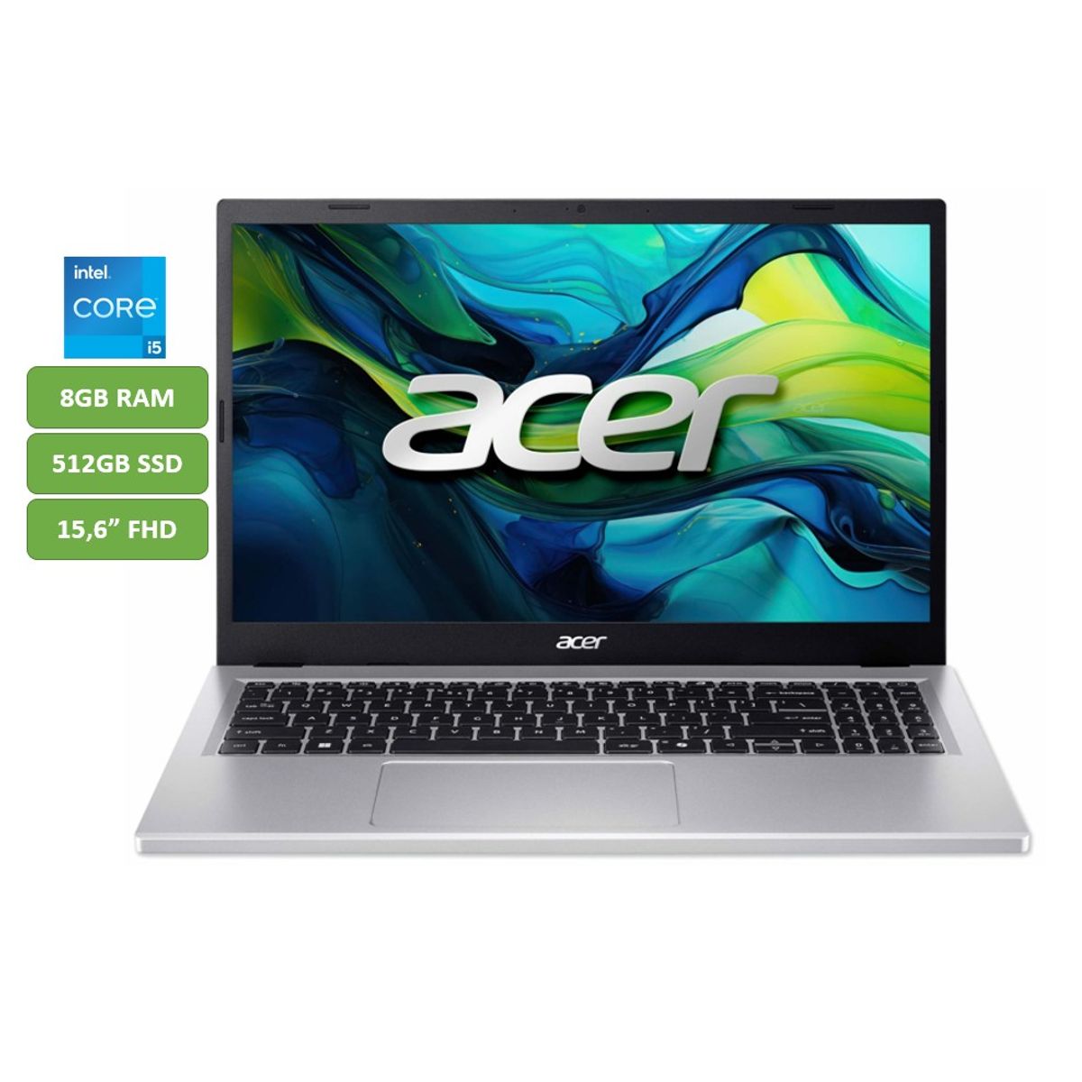 ACER - PORTATIL ACER - CORE I5 13420H - 8GB RAM - 512GB SSD - 156 FHD - MOD AG15-71P-55RT - COMPUTADOR