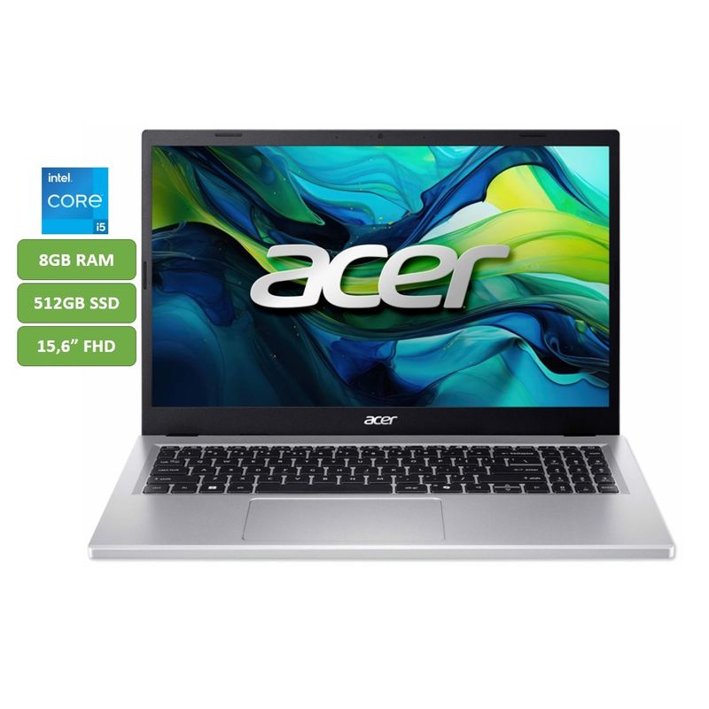ACER - PORTATIL ACER - CORE I5 13420H - 8GB RAM - 512GB SSD - 156 FHD - MODAG15-71P-55RT - COMPUTADOR