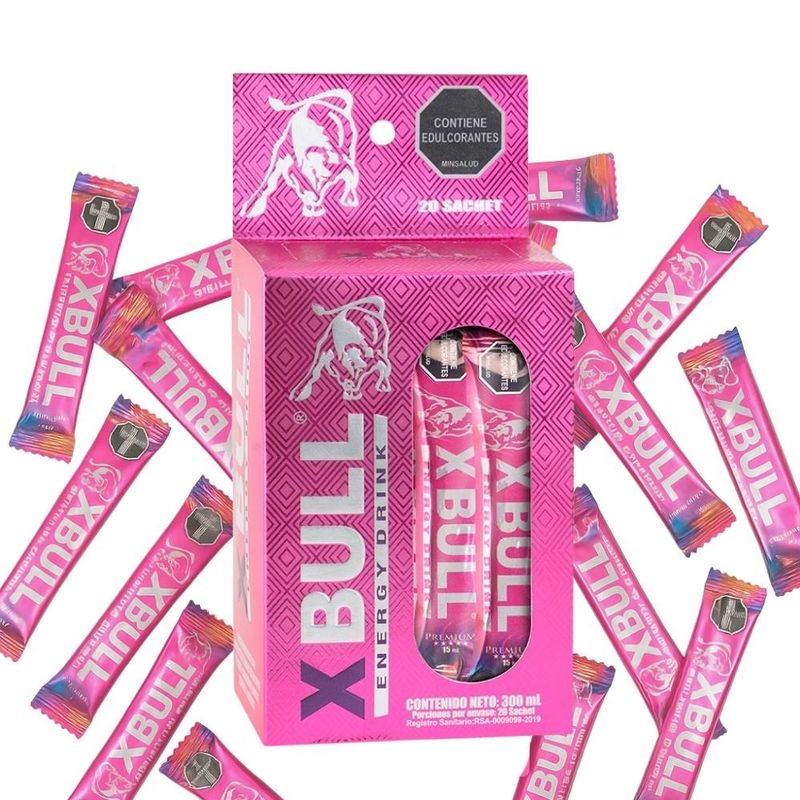 GENERICO - Energizante Femenino Con Extractos Naturales Xbull x20 Sachet