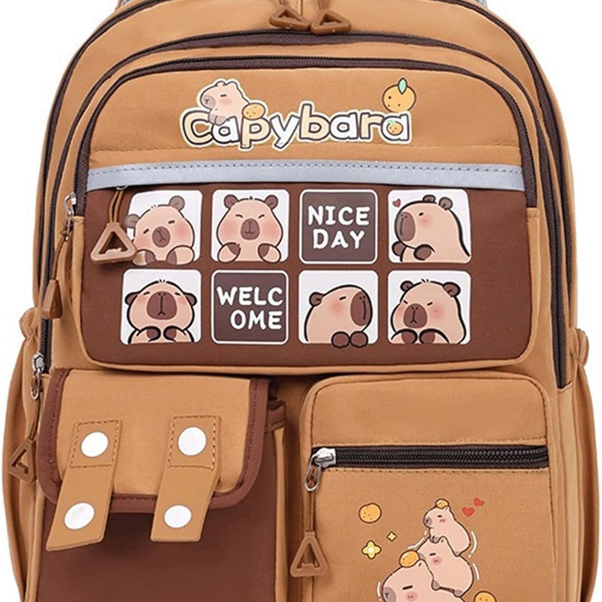 GENERICO - Mochila Escolar “Capybara”