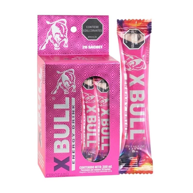 GENERICO - Energizante Femenino Con Extractos Naturales Xbull x10 Sachet