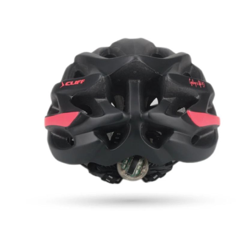 CLIFF - CASCO CLIFF RACE MTB CON LUZ INTEGRADA NEGRO ROJO
