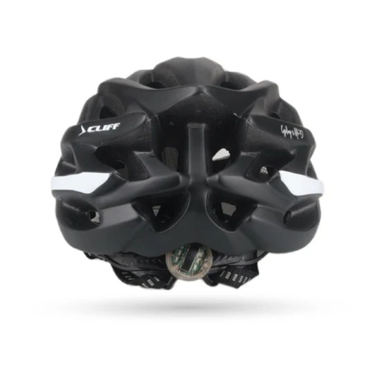 CLIFF - CASCO CLIFF RACE MTB CON LUZ INTEGRADA NEGRO GRIS