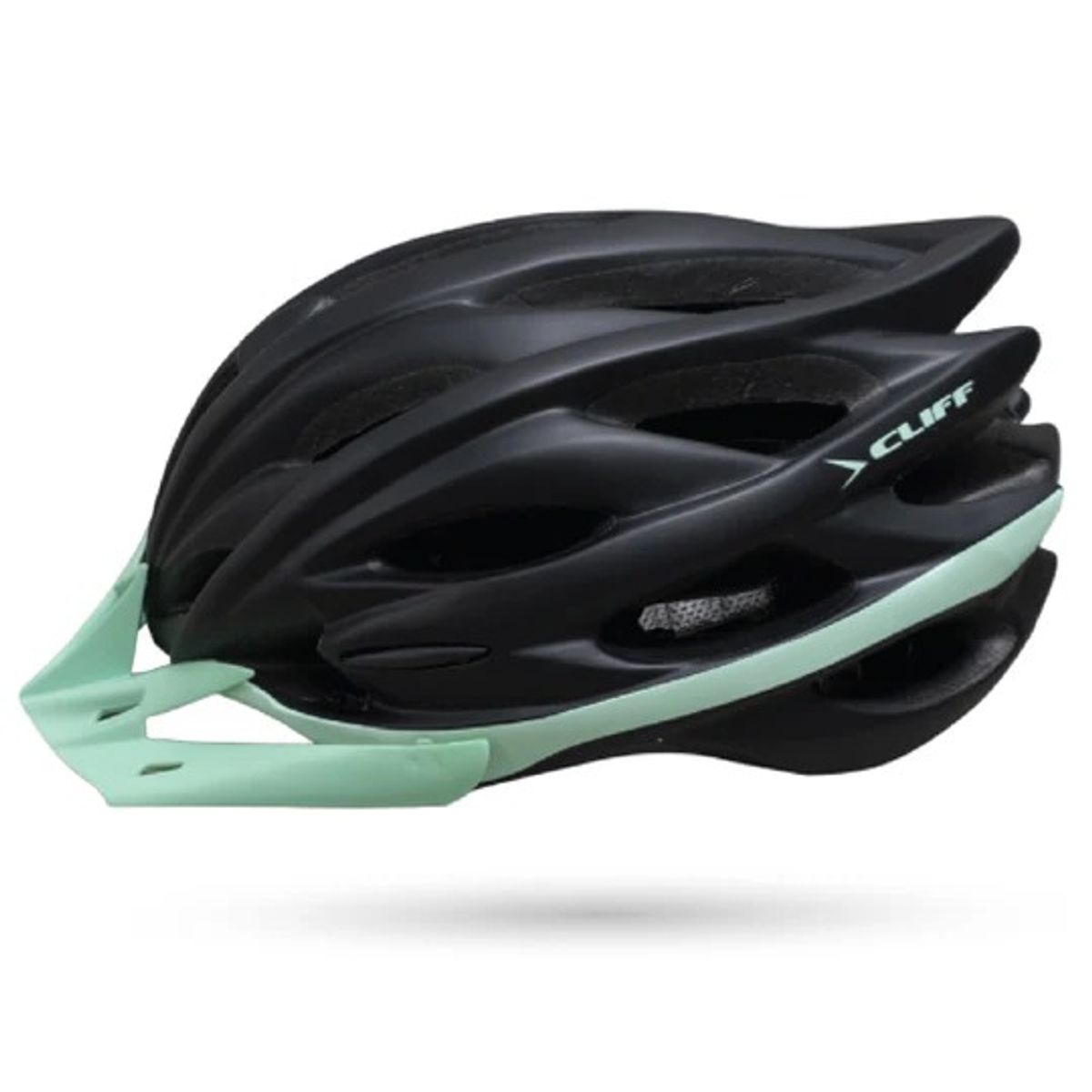 CLIFF - CASCO CLIFF RACE MTB CON LUZ INTEGRADA NEGRO AZUL