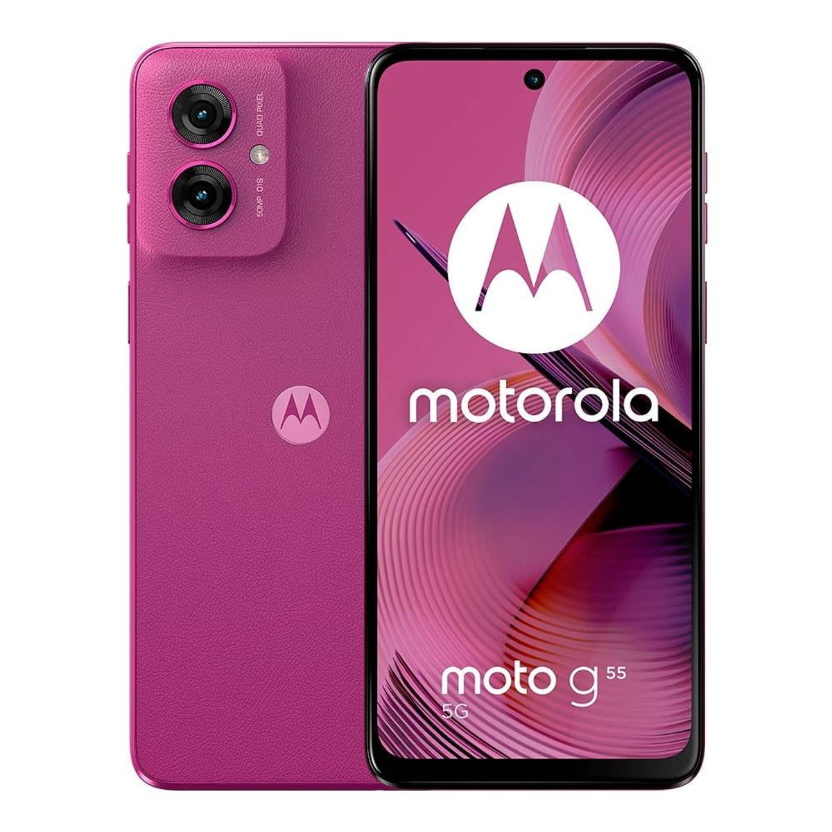 MOTOROLA - motorola g55 5g ( sim fisica + esim) 256gb rosa 8 ram