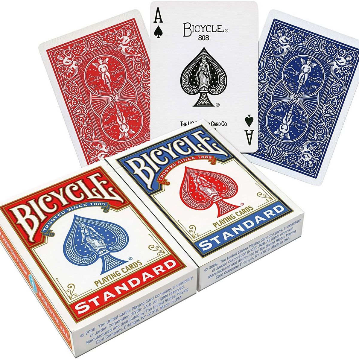 BICYCLE - Baraja De Cartas de poker Bicycle 4 Unidades