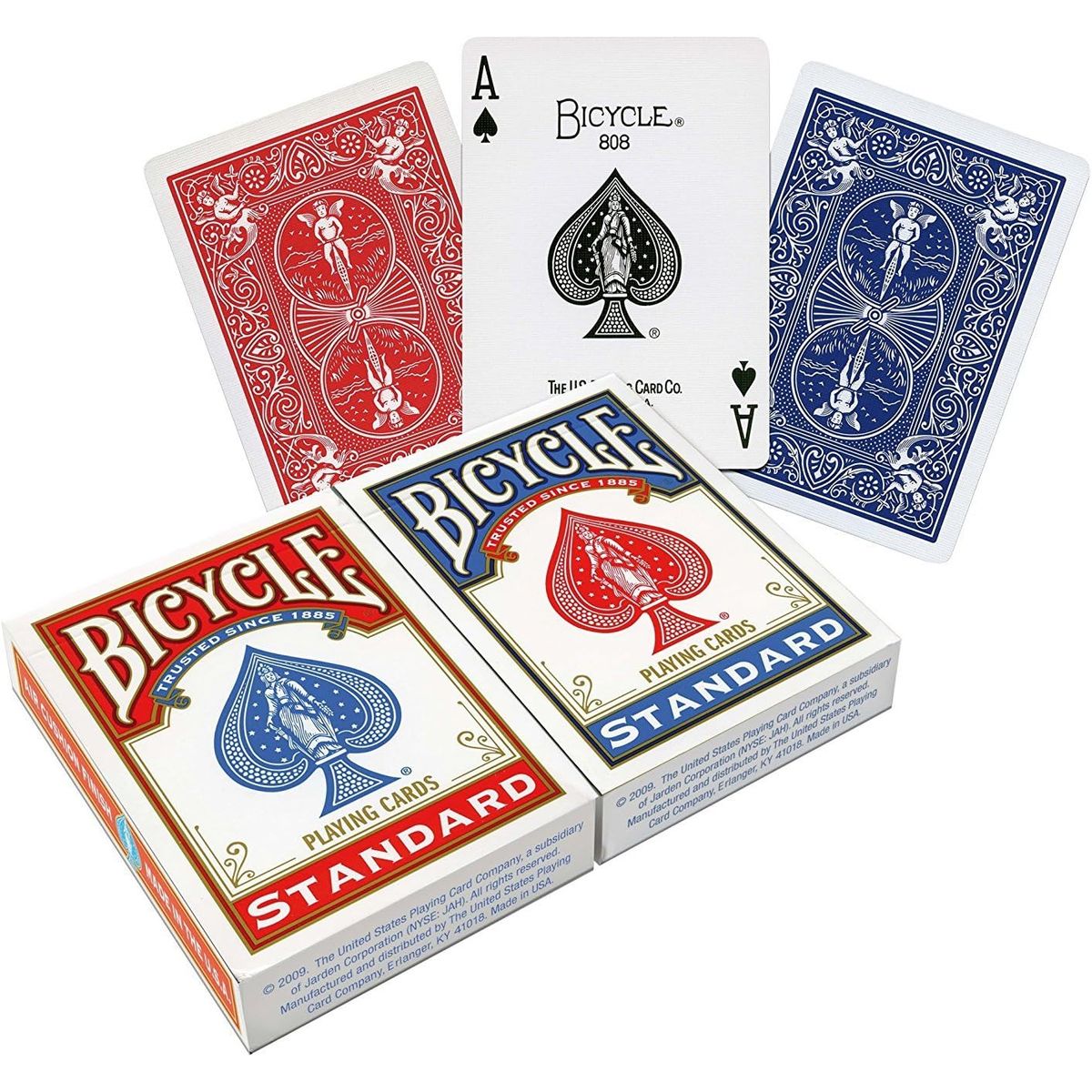 BICYCLE - Baraja De Cartas de poker Bicycle 4 Unidades