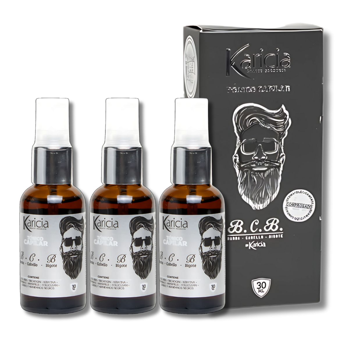 KARICIA - Capixyl 5% Karicia Hombre  Crecimiento Barba y Cabello Piel Sensible