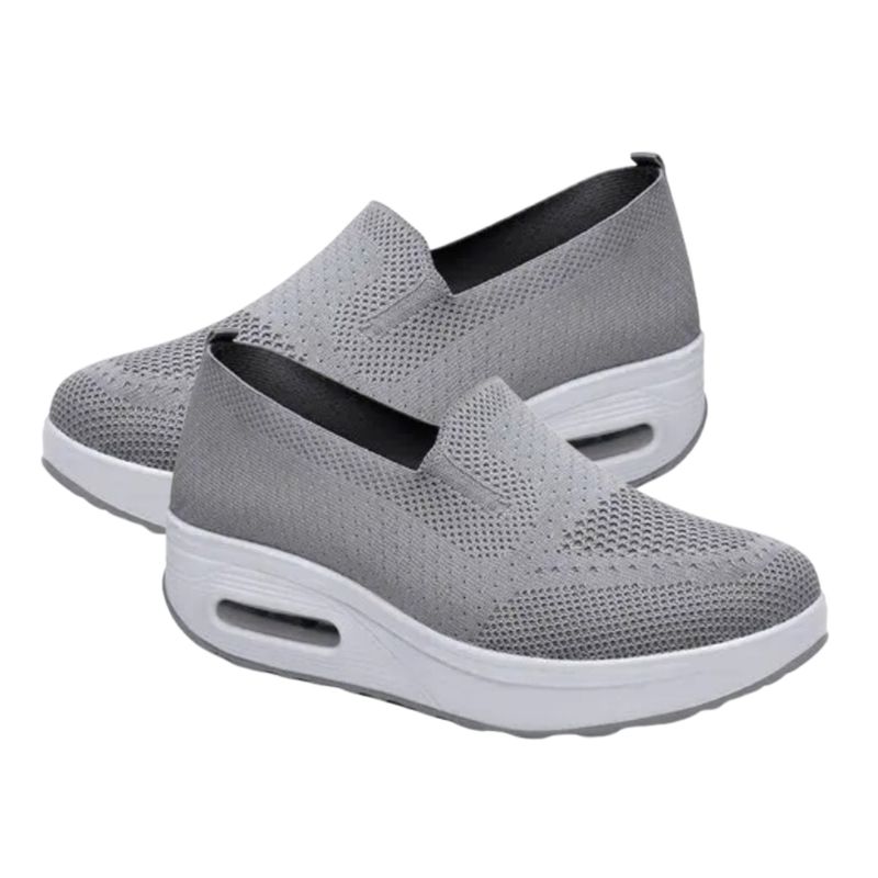SPORT - Tenis Zapatillas Ultra Livianos Suaves Cómodos Tipo Media Sin Cordón