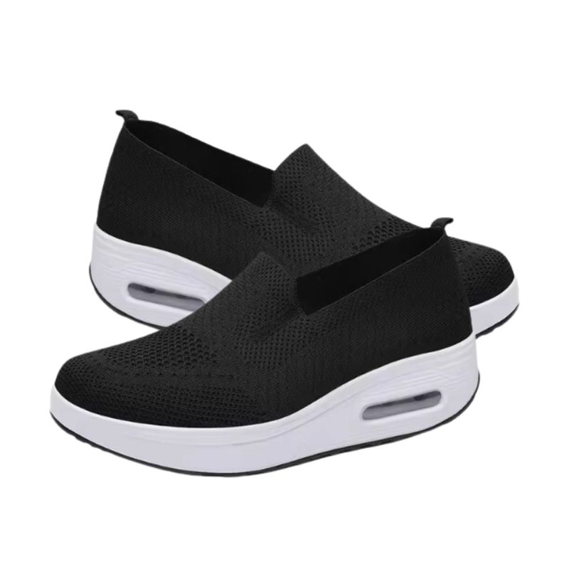 SPORT - Tenis Zapatillas Ultra Livianos Suaves Cómodos Tipo Media Sin Cordón