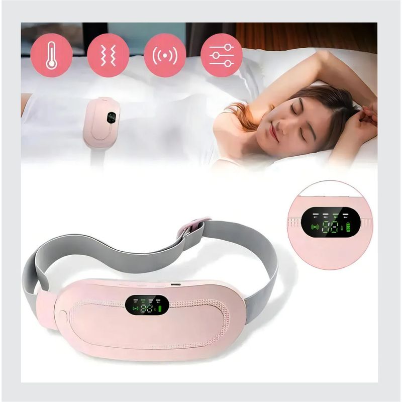 GENERICO - Cinturón Térmico Recargable para Cólicos Menstruales y Dolor Lumbar  Alivio con Calor Portátil