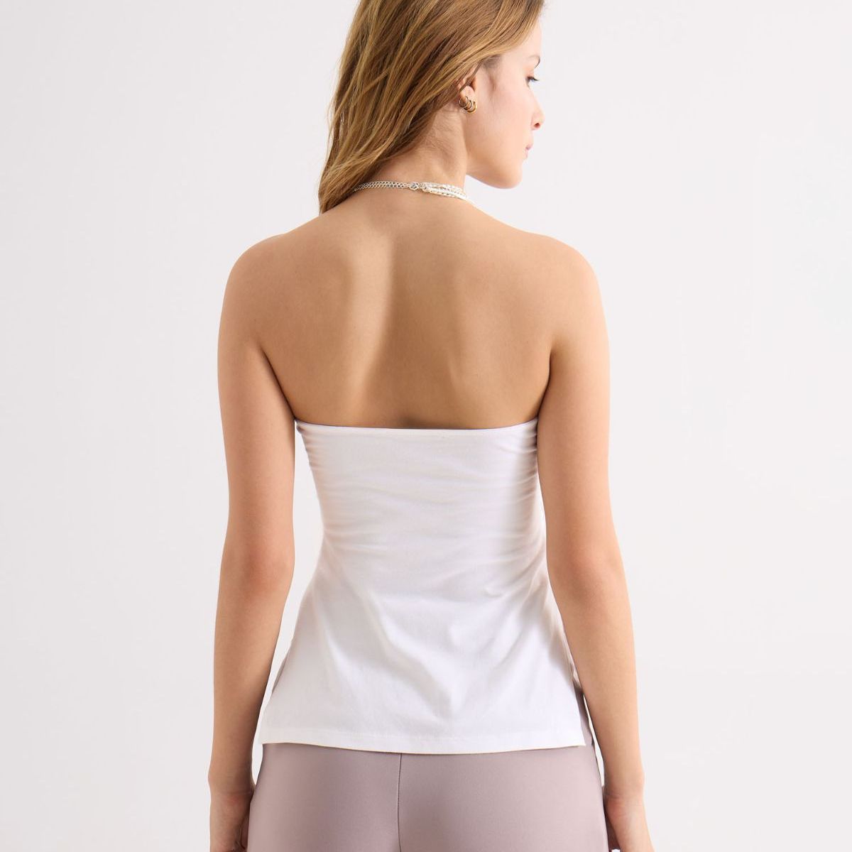 SEVEN SEVEN - Camiseta Para Mujer Straple Color Marfil Marca Seven Seven #28096474