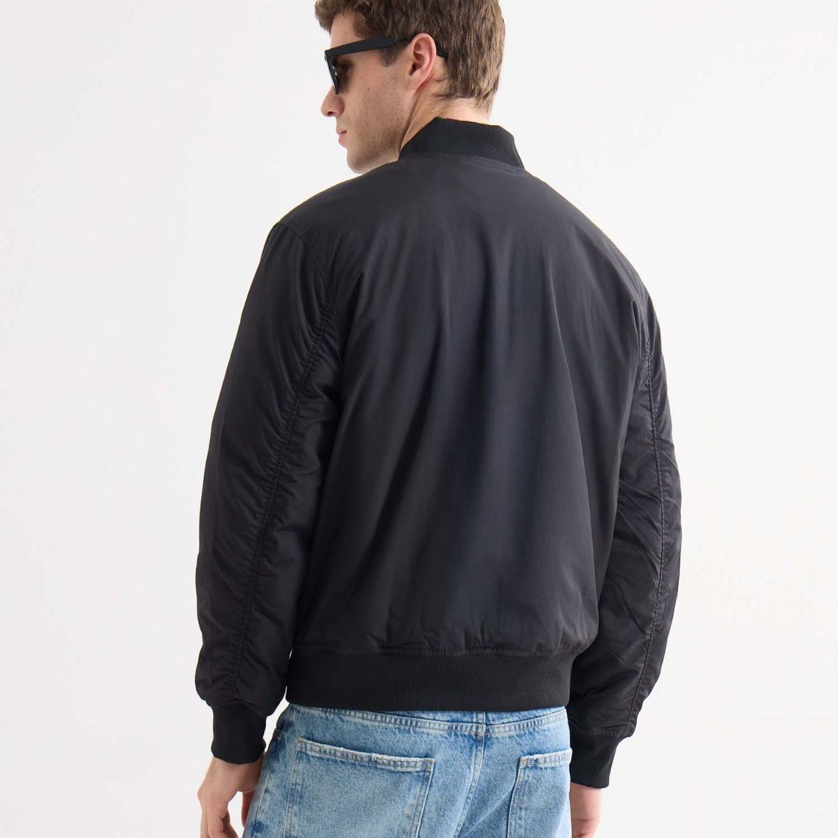 SEVEN SEVEN - Chaqueta Para Hombre Bomber Color Negro Marca Seven Seven #45080467