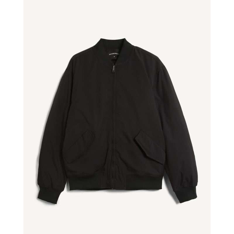 SEVEN SEVEN - Chaqueta Para Hombre Bomber Color Negro Marca Seven Seven 45080467