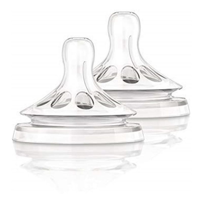 PHILIPS - Tetina Avent Natural Flujo Rápido 2 Pzas Scf04427 Philips