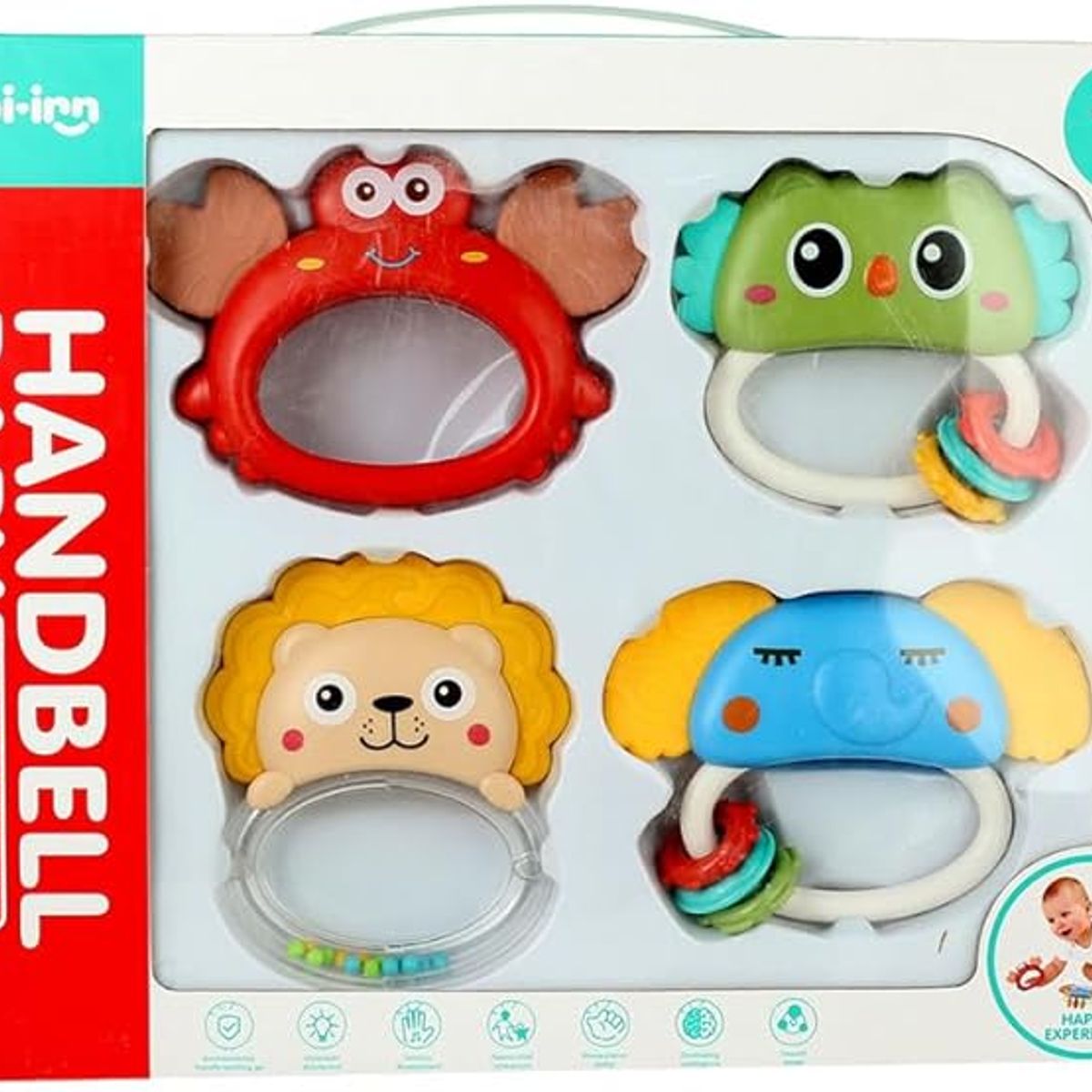 KIDSHOP - Set Kit De Mordedores Y Sonajeros X 4 Unidades JR-064