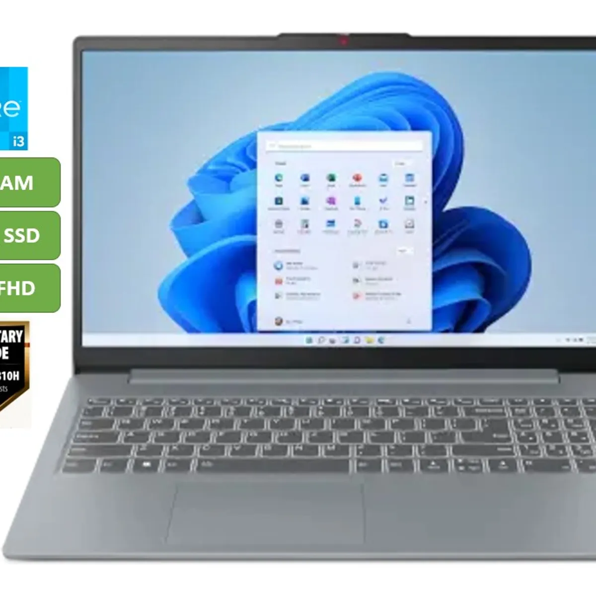 LENOVO - PORTATIL LENOVO SLIM 3 - CORE I3 1315U - 8GB RAM - 512GB SSD - 15,6" FHD - MOD: 15IRU8