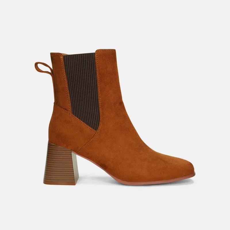 BATA - Botines Para Mujer Bata Café Claro Luna Cecia