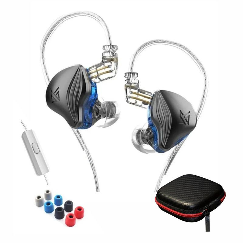 KZ - Audífonos Kz ZEX Originales Sonido Premium  mas estuche