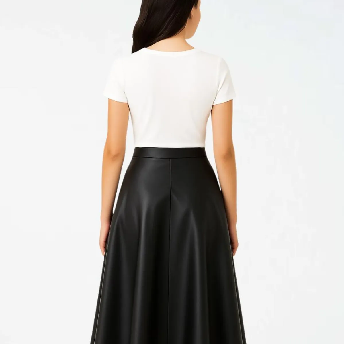 MOLGOA - Falda para Mujer Plisada - The Parachute