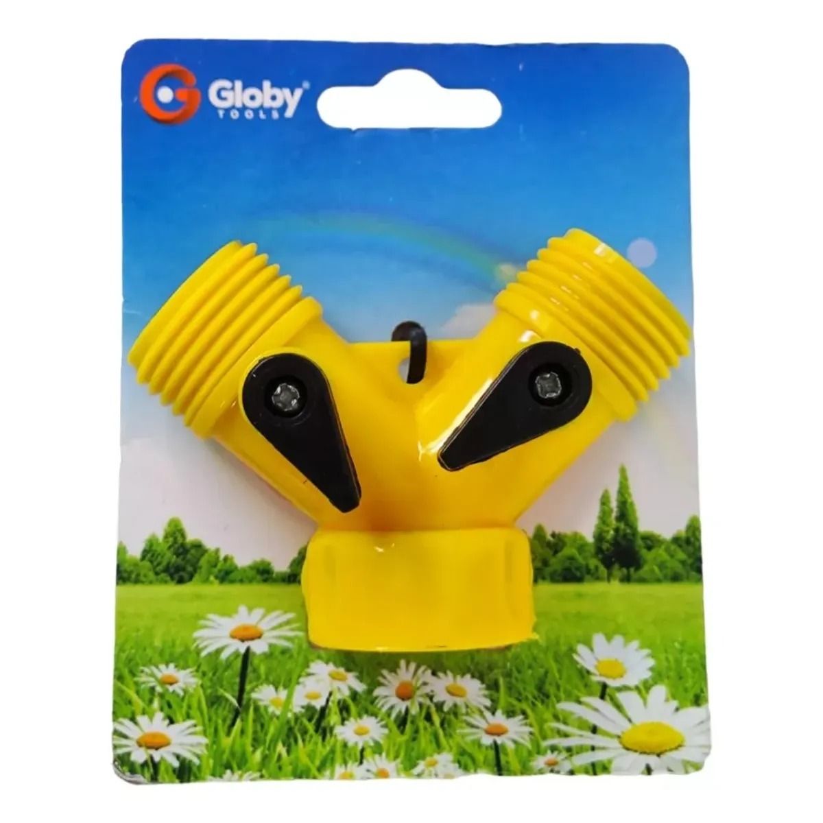 GENERICO - Conector Adaptador Y Lavadora Manguera Válvula Dos Salidas