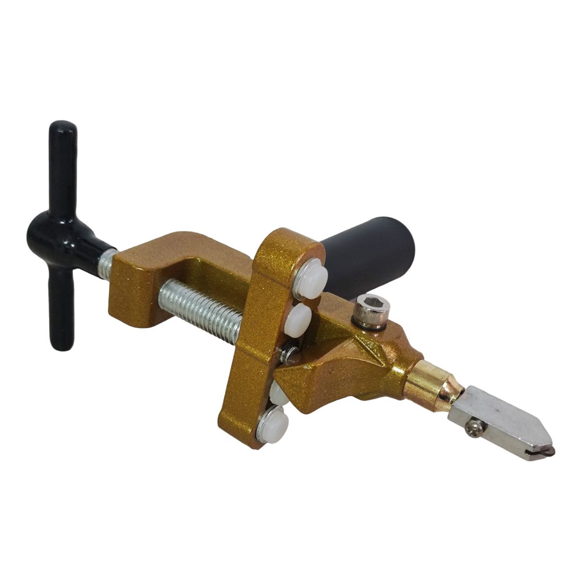 GENERICO - Cortador Raspador Vidrios Pisos Tipo Taladro Manual Cerámica