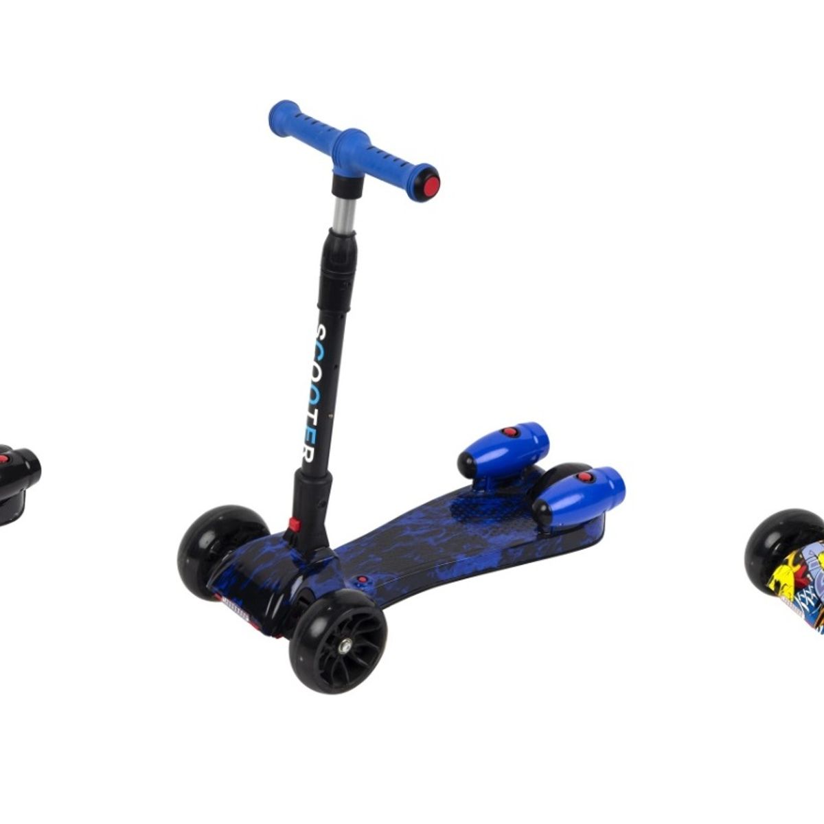 GENERICO - Patineta Scooter Led Juguete Infantil 4 Ruedas Hidráulicas