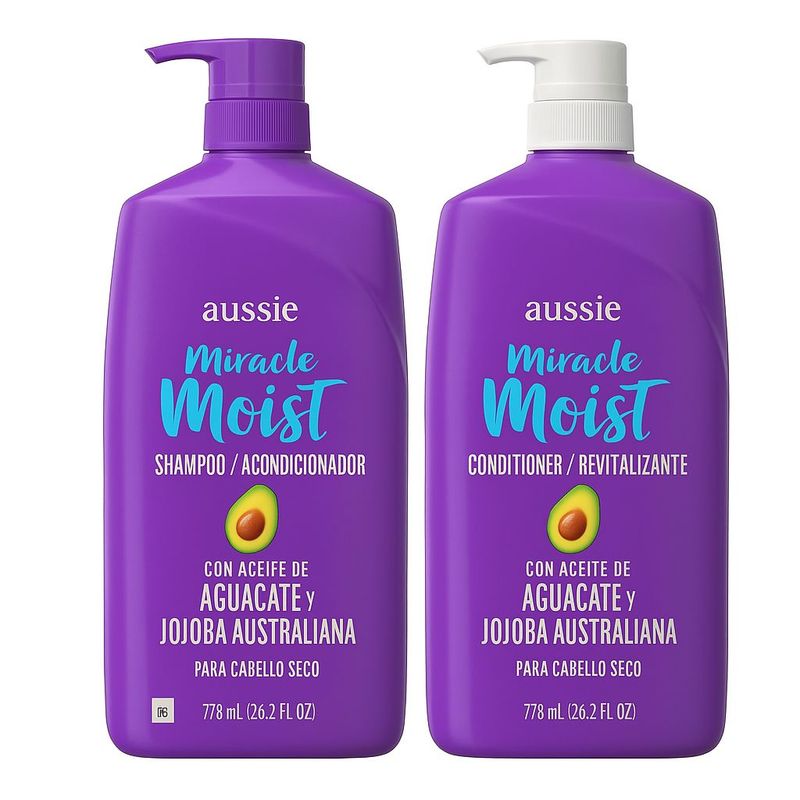 AUSSIE - Shampoo Y Acondicionador Aussie Miracle 778 Ml