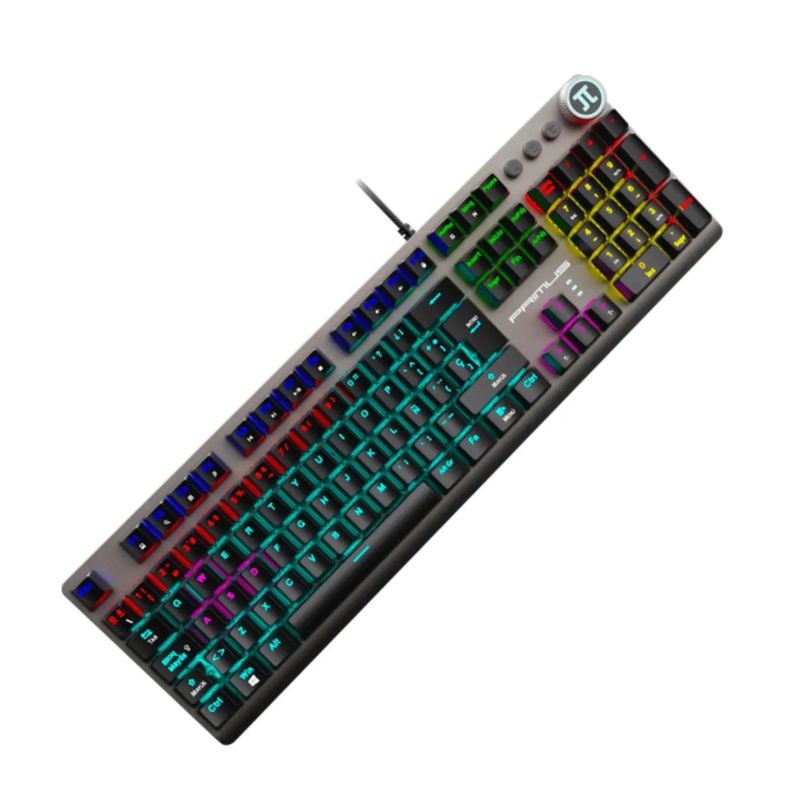 PRIMUS - Teclado Gaming Usb Mecánico Iluminado Pks-093s Swith Rojo