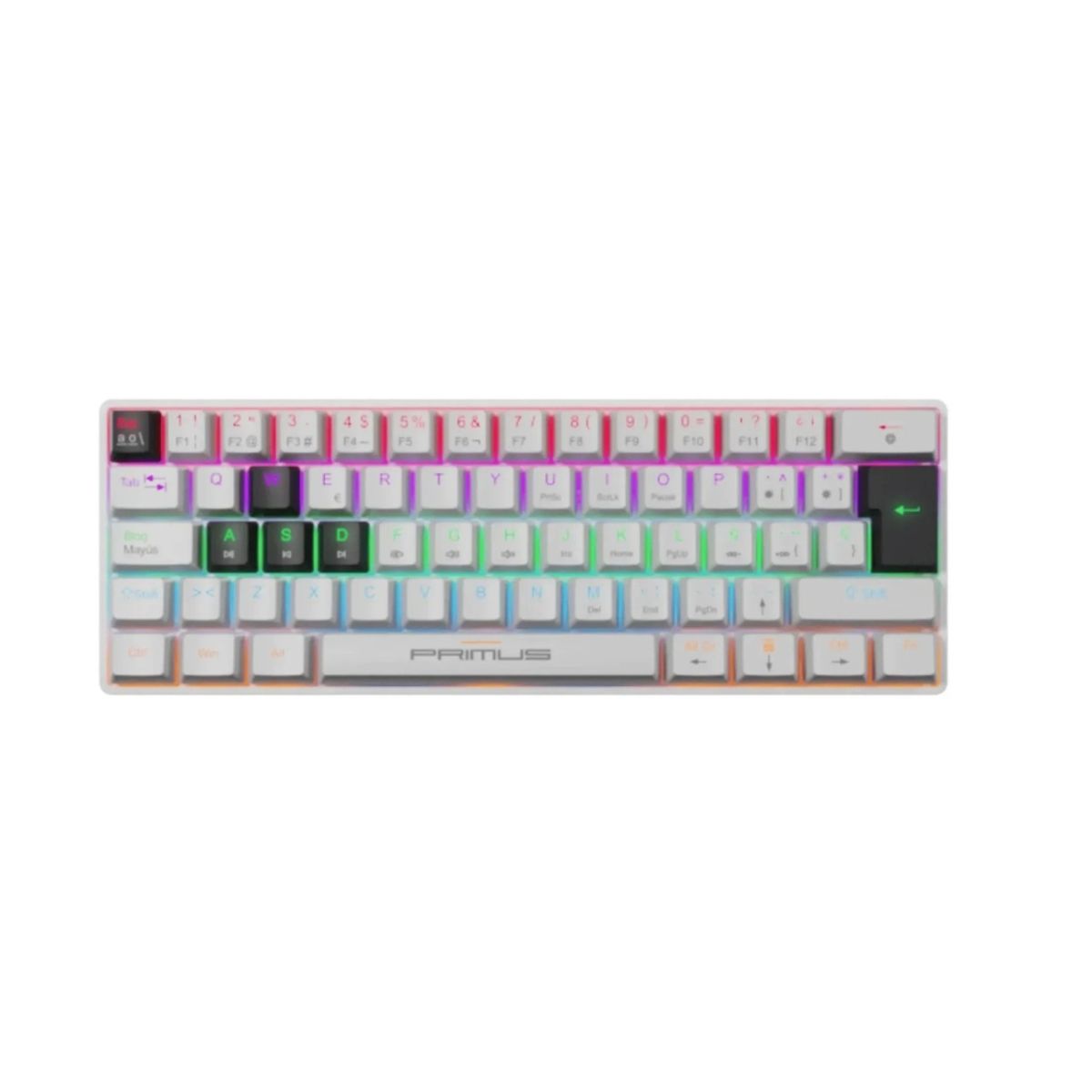 PRIMUS - Teclado Mecánico Primus Gaming BALLISTA61T Blanco