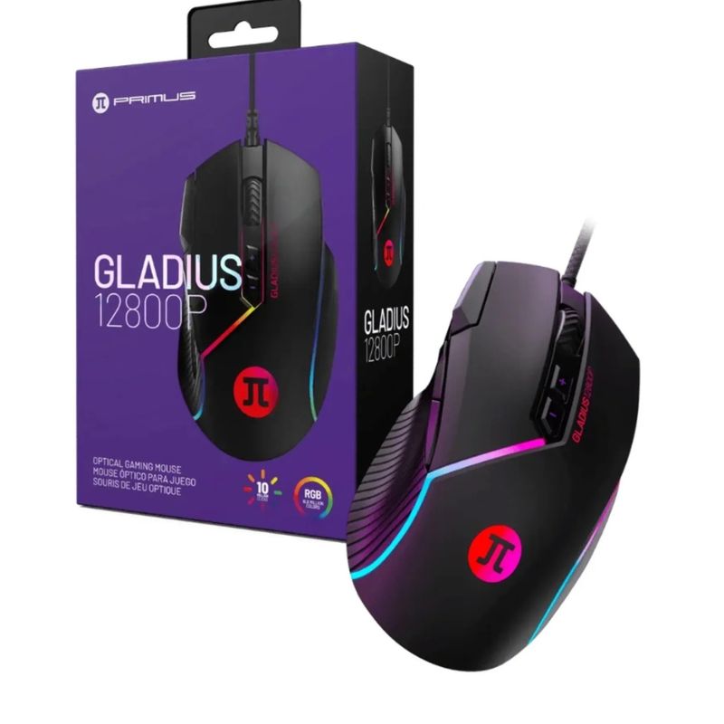 PRIMUS - Mouse Gamer Primus Gladius 12800 PMO-103