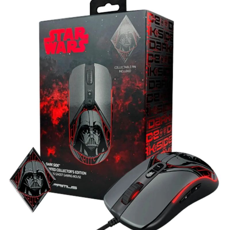 PRIMUS - Mouse PRIMUS Gaming PMO-S203DS Star Dark Side NegroRojo