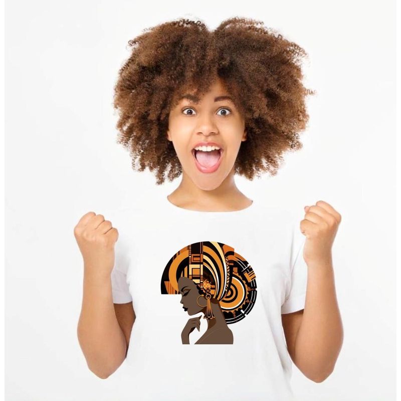 ISMI - Camiseta Mujer Petronio Álvarez Manga Corta Poli Algodón Ismi