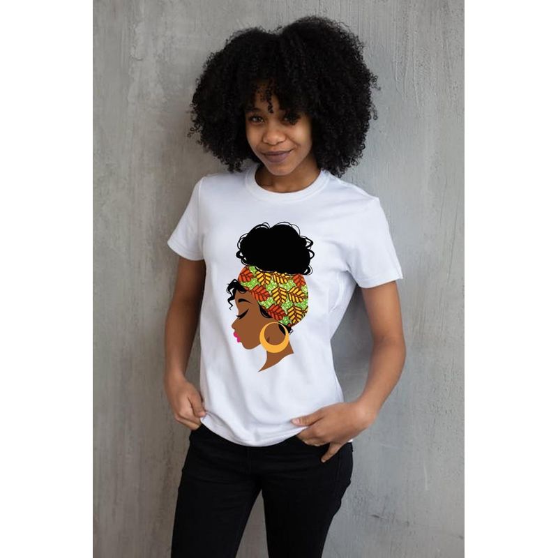 ISMI - Camiseta Mujer Petronio Álvarez Manga Corta Poli Algodón Ismi
