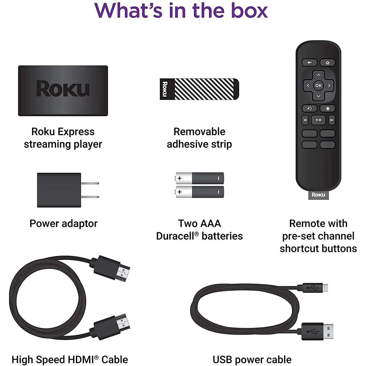 ROKU - ROKU EXPRESS HD REPRODUCTOR NETFLIX PRIME VIDEO DISNEY STREAMING