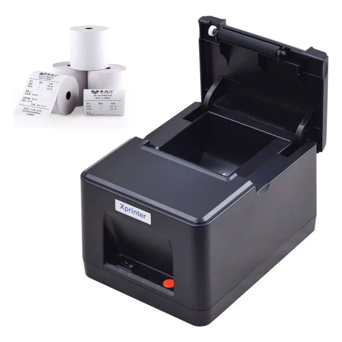 XPRINTER - Impresora Pos Térmica X-printer 58iiht + 8 Rollos 57mm X 30m