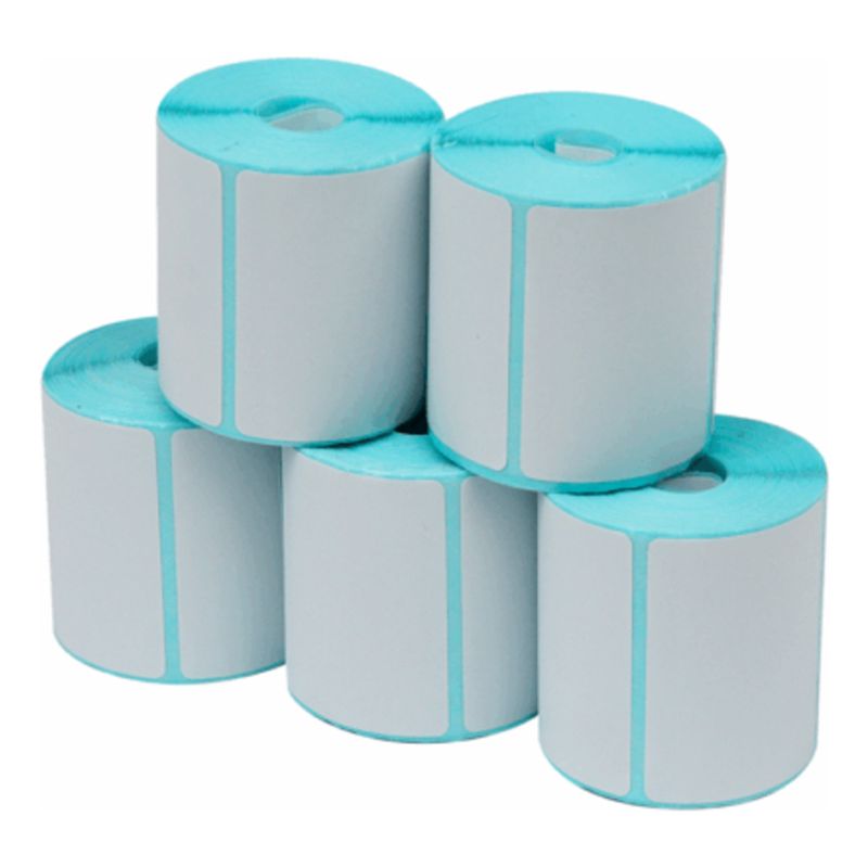 JALTECH - Etiquetas Térmicas Para Impresora 40 X 30mm 5 Rollos 1500und