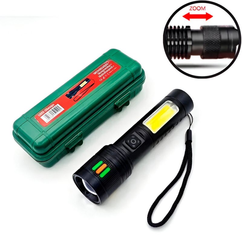 DAYOSHOP - Linterna Recargable Led Portable Mini Potencia Luz Led