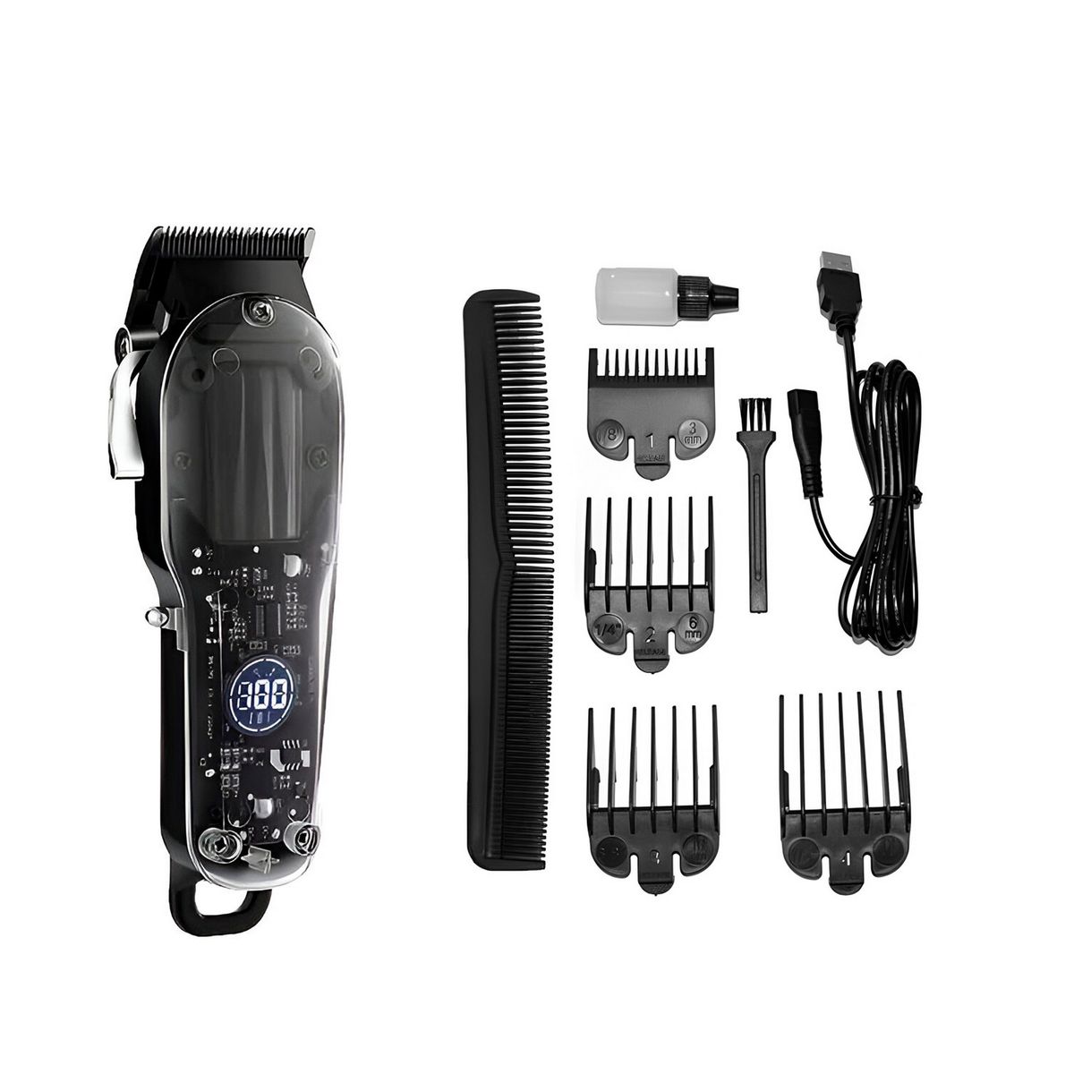 GENERICO - Maquina Peluqueria Cortadora De Pelo Waer Wa-2016 Accesorios