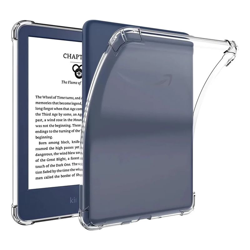 GENERICO - Funda para Kindle Basic 6 Pulgadas Transparente