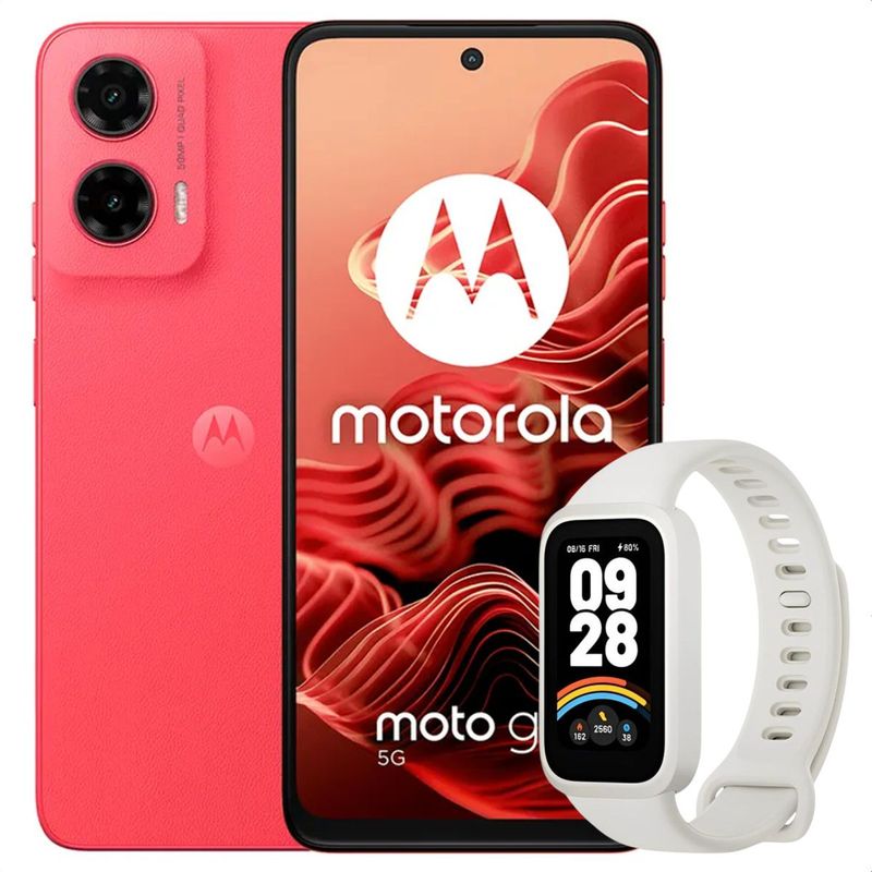 MOTOROLA - Celular Motorola Moto G35 5G 256GB /4GB Nrj + Band 9 Active Wht