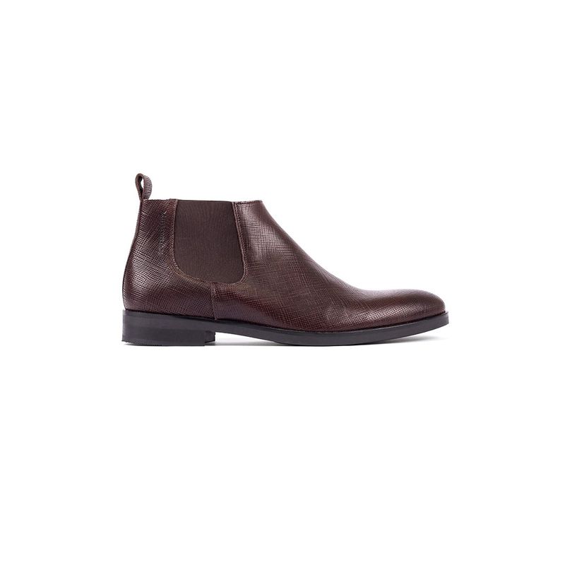 OVERSTATE - Bota formal estilo chelsea en cuero  marca overstate 5482-3568ov marrón