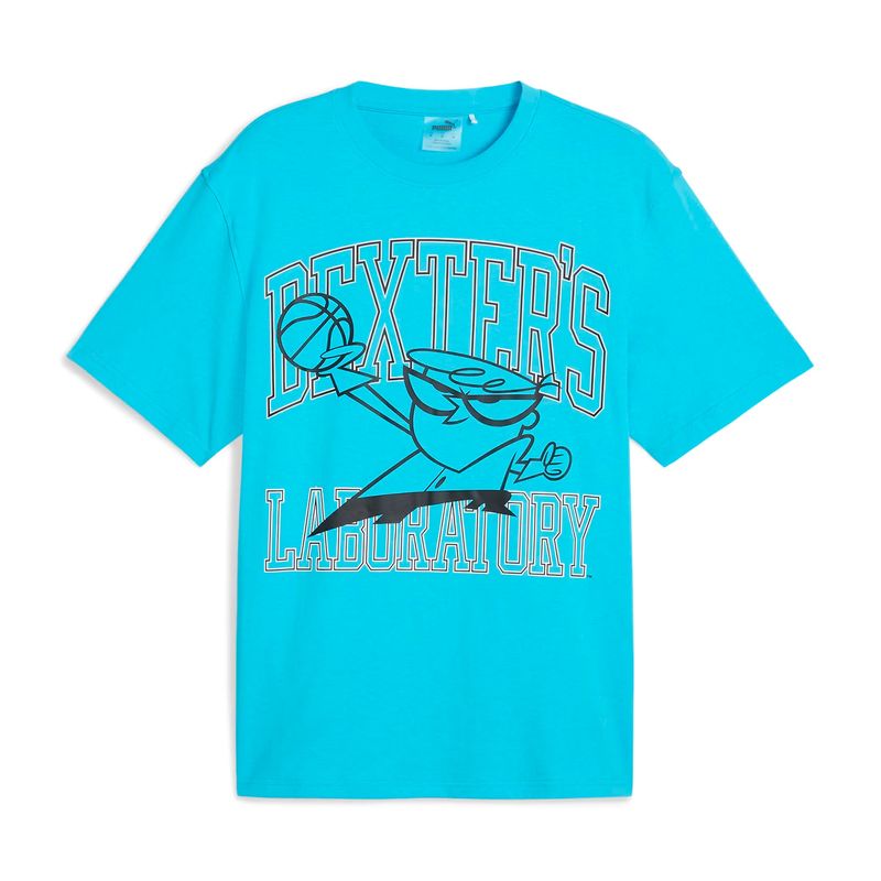 PUMA - Camiseta Puma Azul Hombre App Dexters Laboratory Ss Tee 625338-01