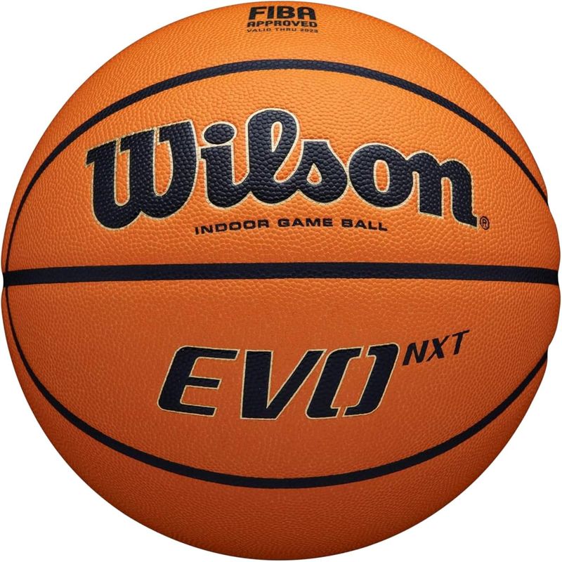 WILSON - Balón de baloncesto Wilson EVO NXT cuero tamaño 7 WTB0965XB