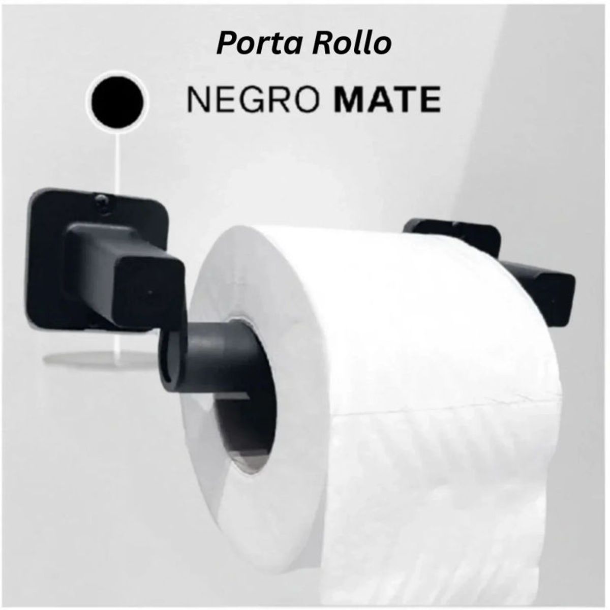 GENERICO - Set de Accesorios Tayrona Negro 6 Piezas Inoxidables