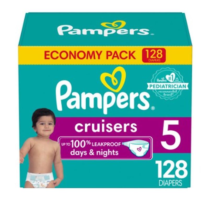 PAMPERS - Pañales Pampers Cruisers E5 - 128Unds 12k+