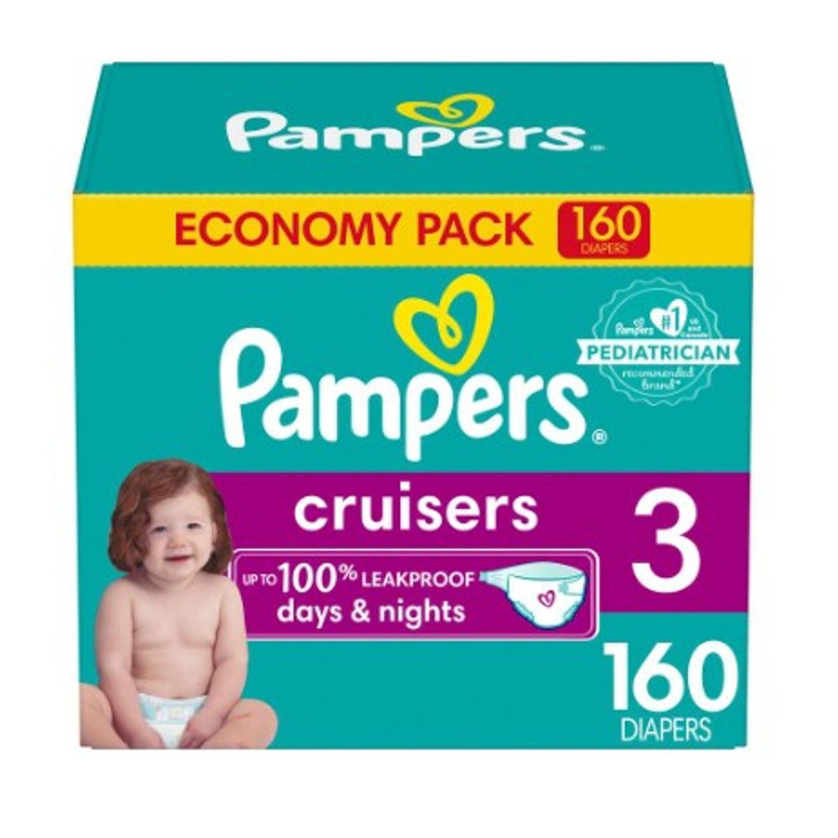 PAMPERS - Pañales Pampers Cruisers E3 - 160Unds 7-13k