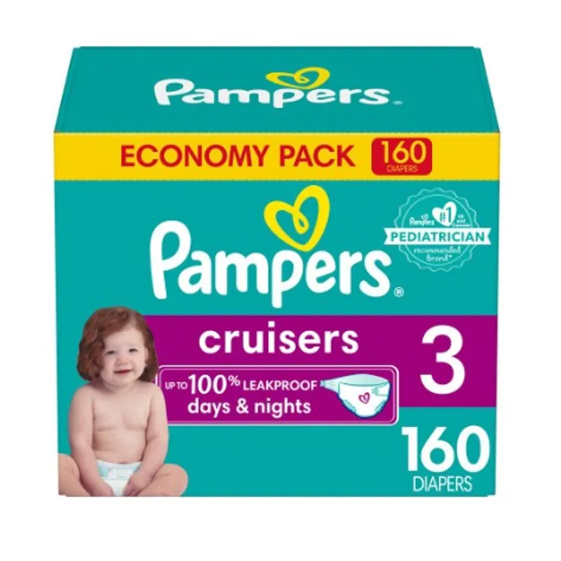 PAMPERS - Pañales Pampers Cruisers E3 - 160Unds 7-13k