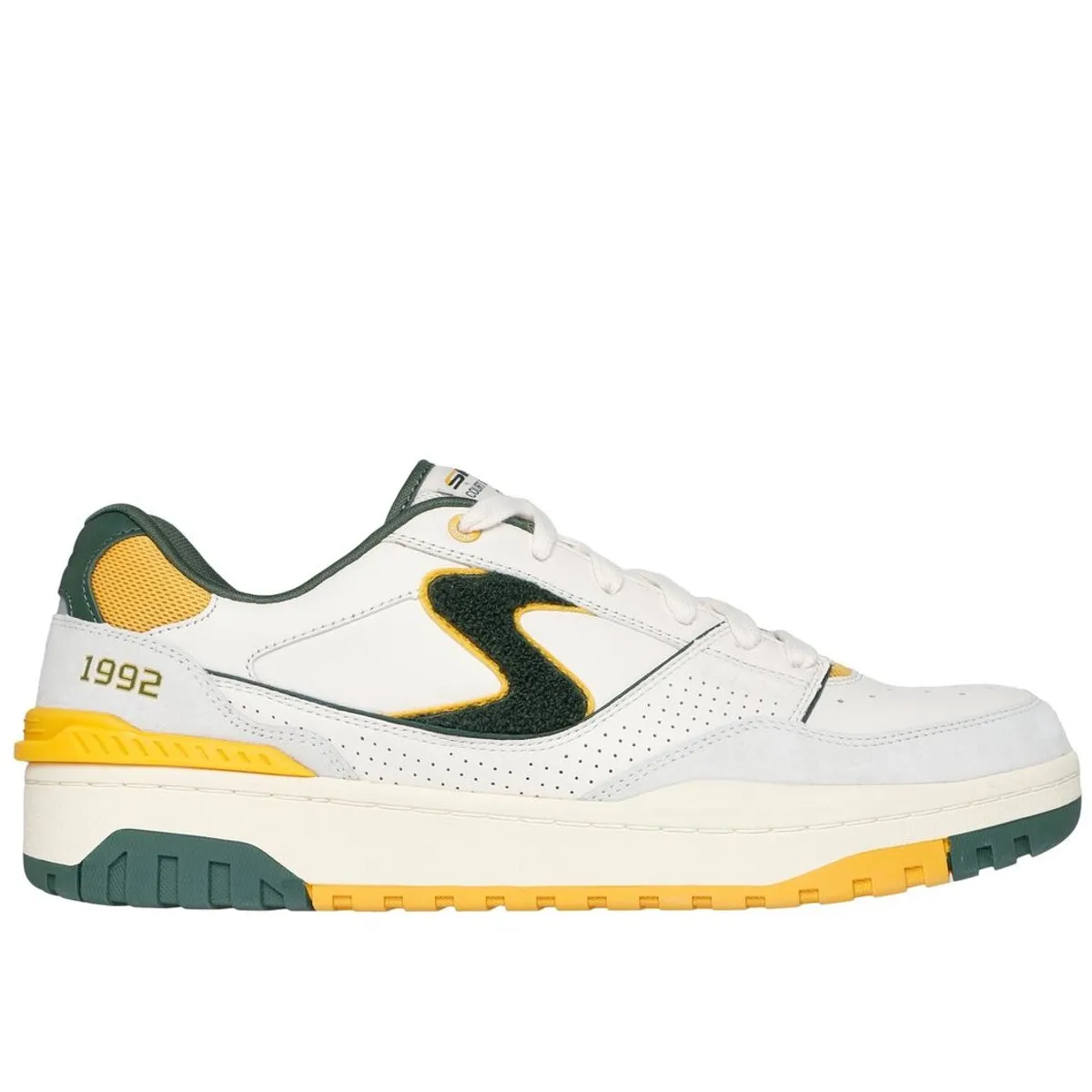 SKECHERS - Tenis Skechers Clásicos para Hombre Color blanco de cuero